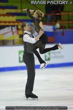 2013-02-27 Milano - World Junior Figure Skating Championships 4986 Julia Lavrentieva-Yuri Rudyk UKR